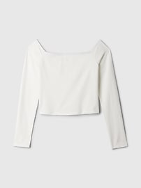 Modern Cropped Off-Shoulder T-Shirt