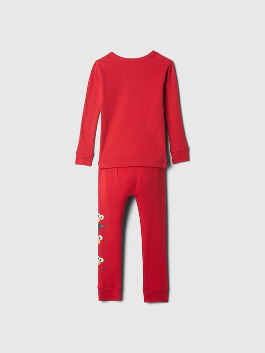 Image number 2 showing, Baby & Toddler Organic Cotton Sesame Street PJ Set
