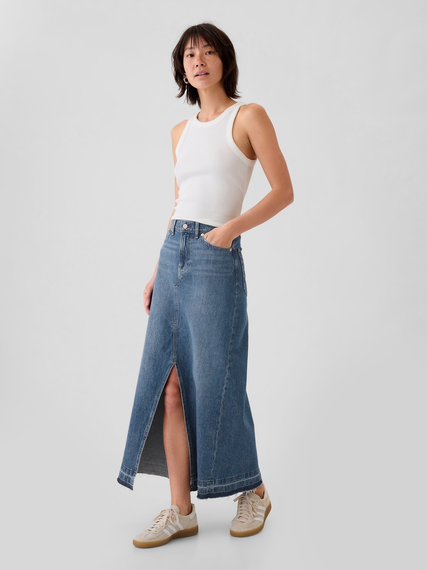 Женские юбки Gap Denim Maxi Skirt — фото 2