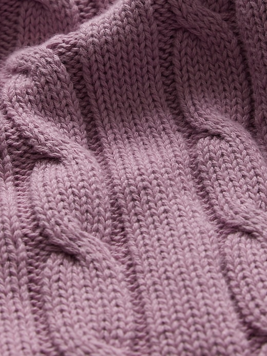 Kids Cable-Knit Crop Sweater | Gap