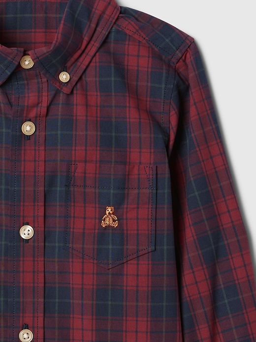 Image number 3 showing, Baby & Toddler Poplin Shirt
