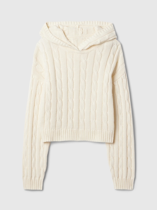 Image number 5 showing, Kids Cable-Knit Cropped Sweater