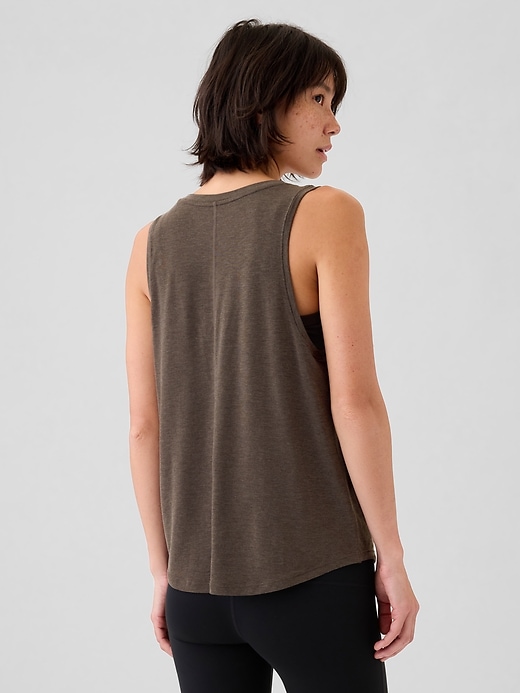 2 of 8 showing, with the color terra brown of product GapFit Muscle Tank Top