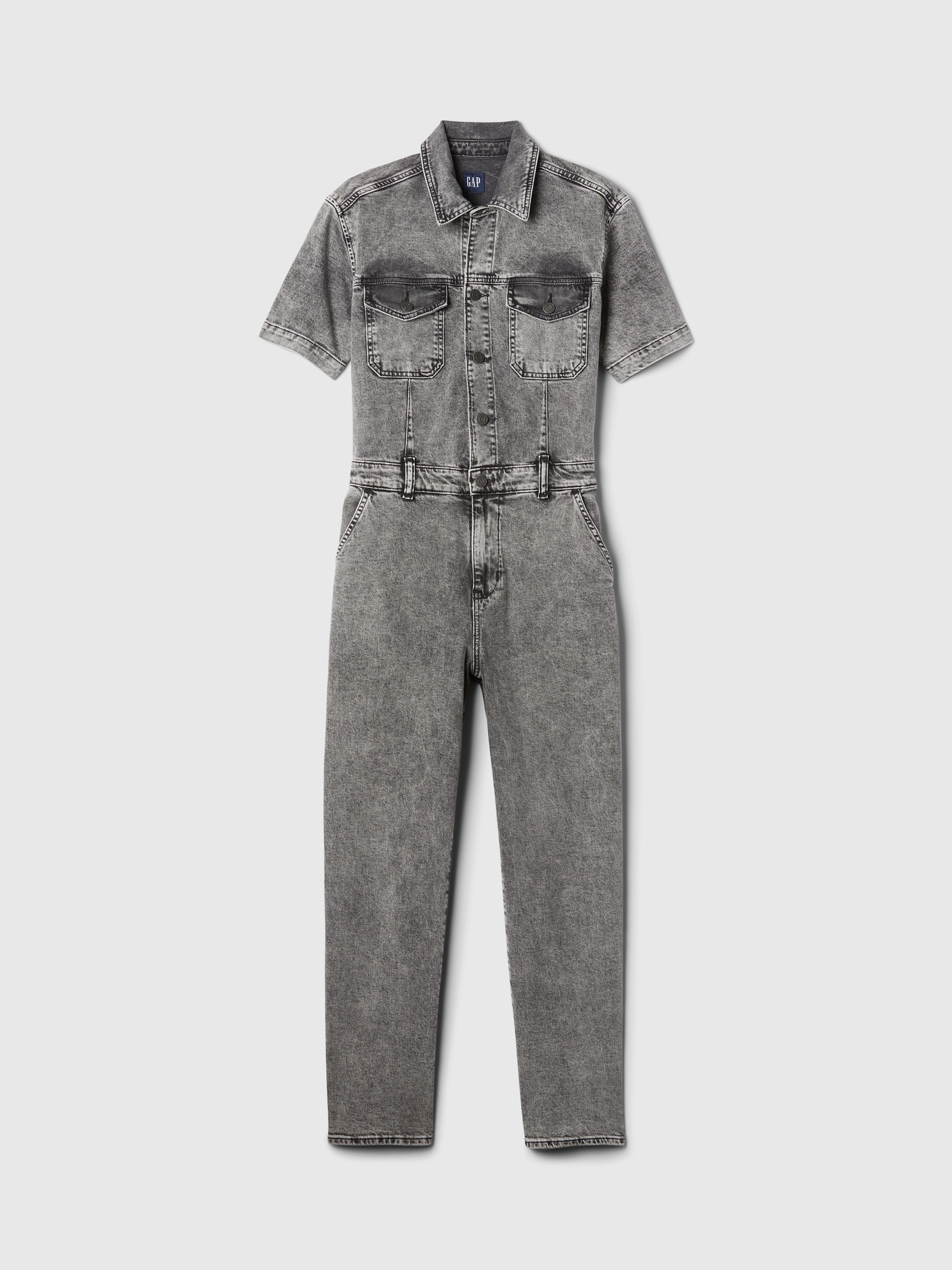 Женский джинсовый комбинезон Gap Denim Jumpsuit — фото 7