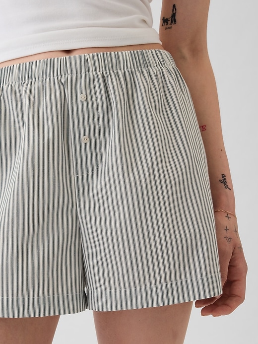 Image number 4 showing, Poplin PJ Boxer Shorts