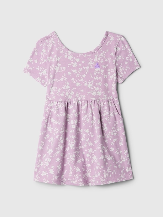 1 of 8 showing, with the color Lavender mist of product Baby & Toddler Mix & Match Skater Dress