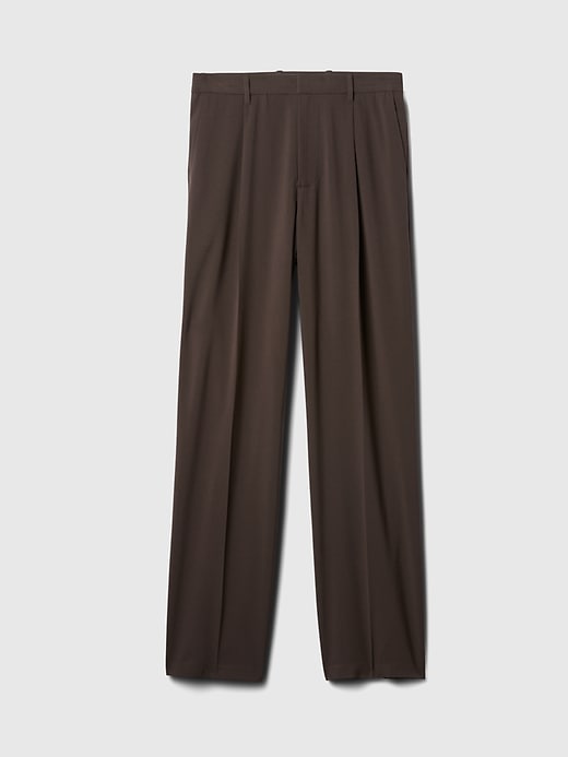LOOPE ルーペ OUTSIDE PLEATED TROUSERS 33 Drop-Waist-Pleated-Crepe-