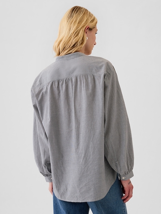 2 of 8 showing, with the color grey stripe of product Relaxed Shirt