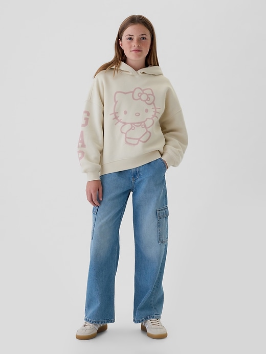 Image number 3 showing, Gap Kids Hello Kitty VintageSoft Hoodie