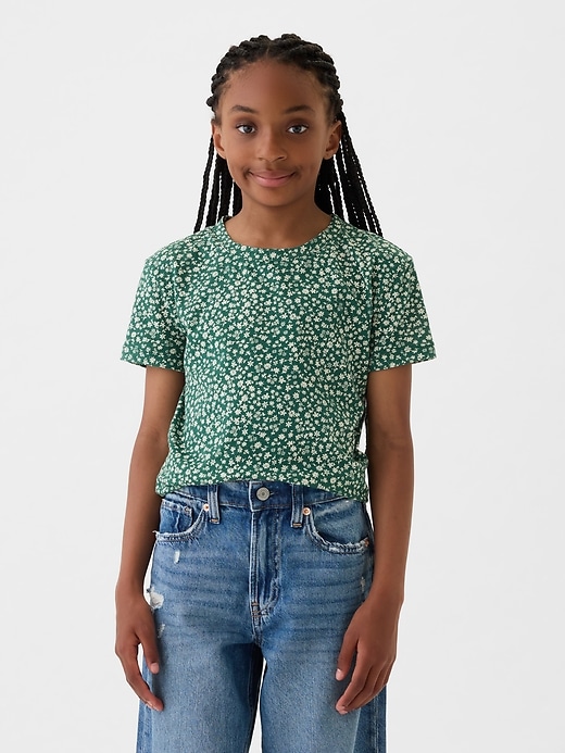 1 of 8 showing, with the color balsam tree of product Kids Vintage T-Shirt