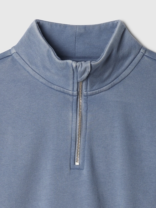 Image number 4 showing, Kids VintageSoft Half-Zip Cropped Pullover