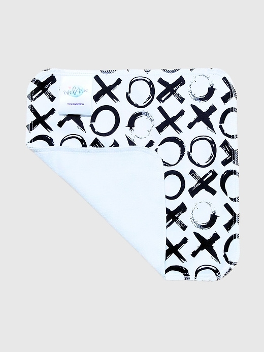 2 of 8 showing, with the color Love You More of product OneBerrie Baby Bath 3 Pack Cotton Washcloths