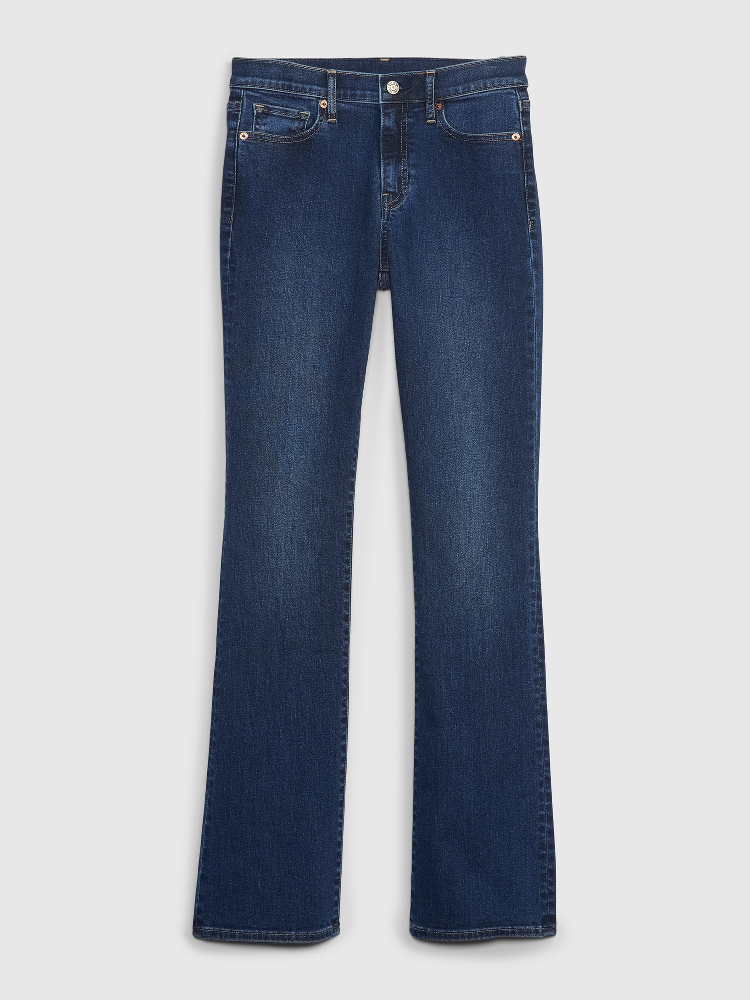 Женские джинсы Gap Mid Rise Baby Boot Jeans — фото 5