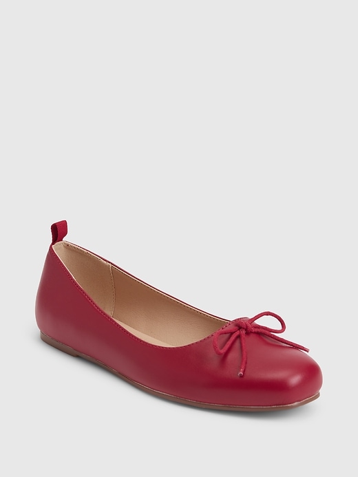 1 of 8 showing, with the color sled  red of product Ballet Flats