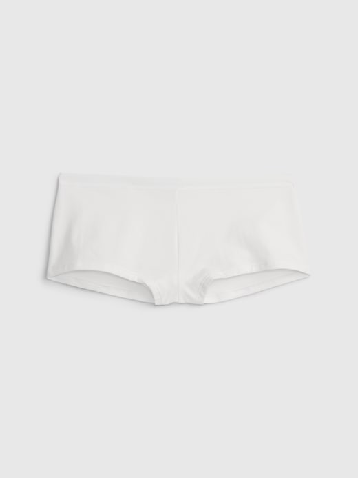 1 of 8 showing, with the color optic white of product Organic Stretch Cotton Shorty