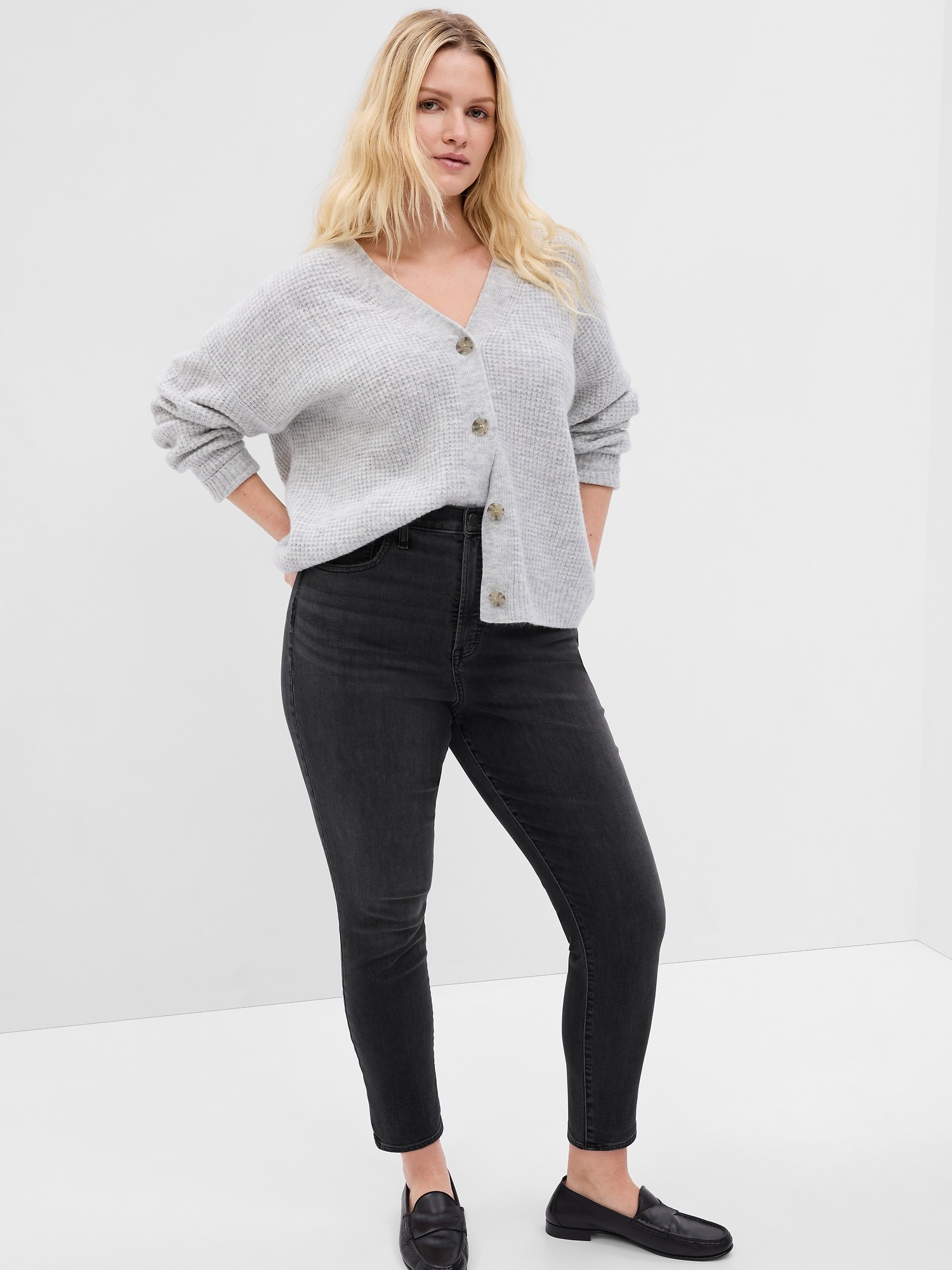 Женские джинсы Gap Sky High Rise True Skinny Jeans — фото 4