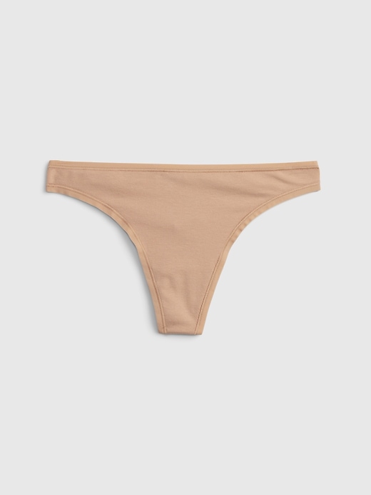 Image number 10 showing, Organic Stretch Cotton Thong