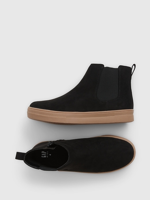 1 of 8 showing, with the color true black of product Kids High-Top Sneakers