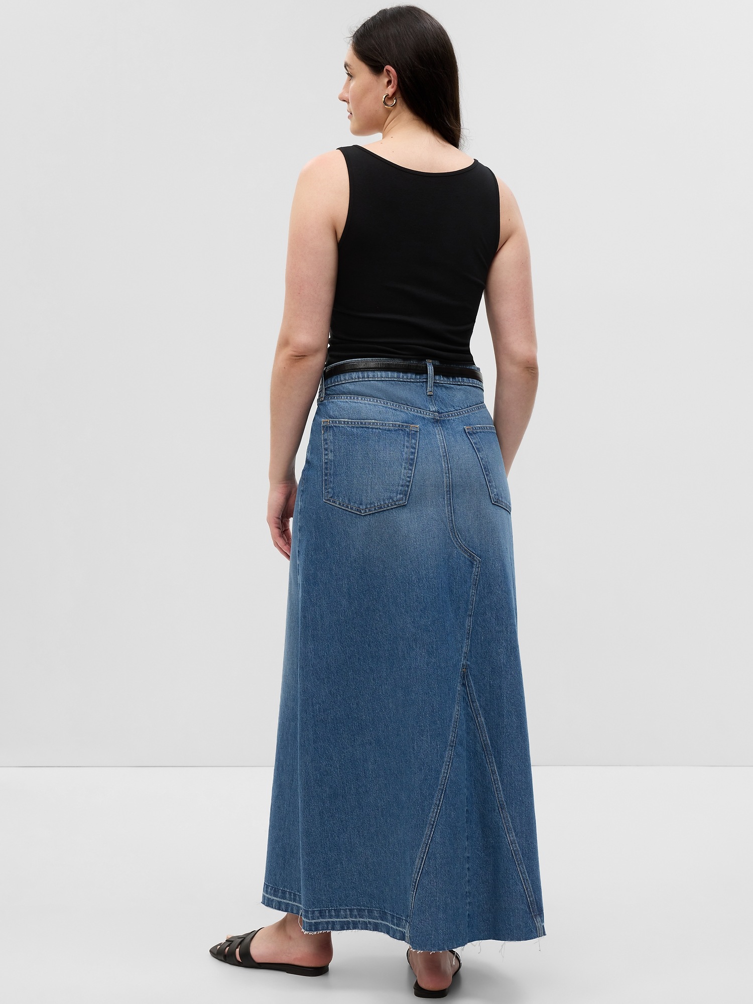 Женские юбки Gap Denim Maxi Skirt — фото 4