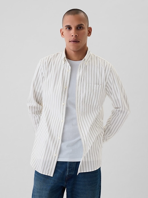 Image number 1 showing, All-Day Poplin Shirt in Classic Fit