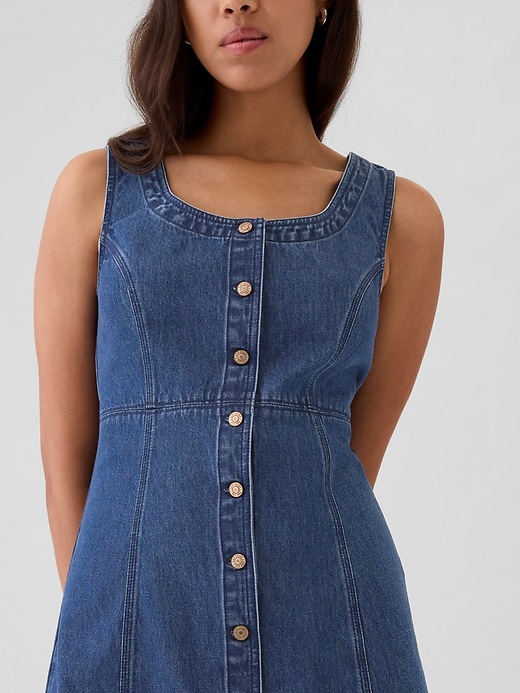 gap heritage denim mini dress GapHeritage Denim Mini Dress