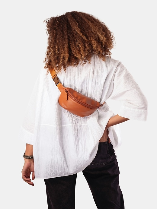 Image number 4 showing, Kibou Mini Vegan Leather Wallet Belt Bag