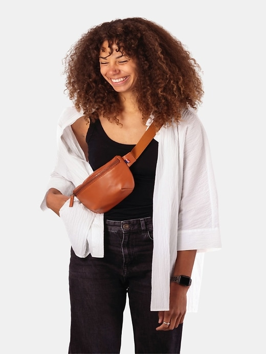Image number 3 showing, Kibou Mini Vegan Leather Wallet Belt Bag