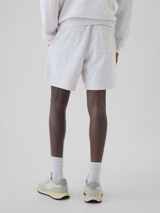 2 of 8 showing, with the color pale heather grey of product Team USA Sweat Shorts