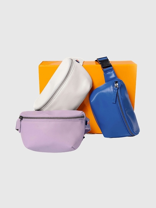 Image number 7 showing, Kibou Mini Vegan Leather Wallet Belt Bag
