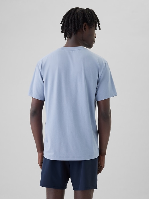 2 of 8 showing, with the color DISTANT BLUE of product Relaxed Tech T-Shirt