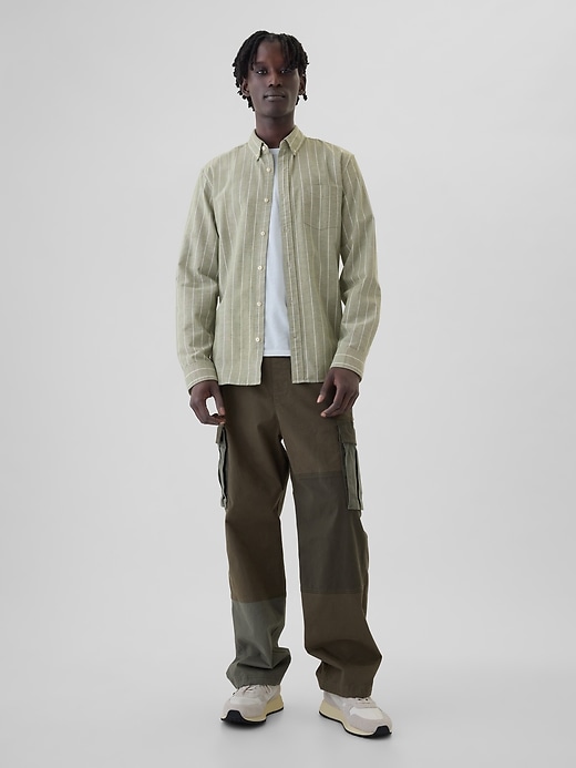 summerページ❗️epa／half oxford shirt\"WHT\" half oxford shirt