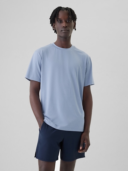 1 of 8 showing, with the color DISTANT BLUE of product Relaxed Tech T-Shirt