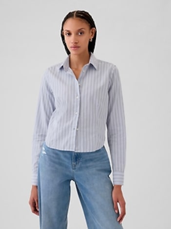 Organic Cotton Crop Shirt