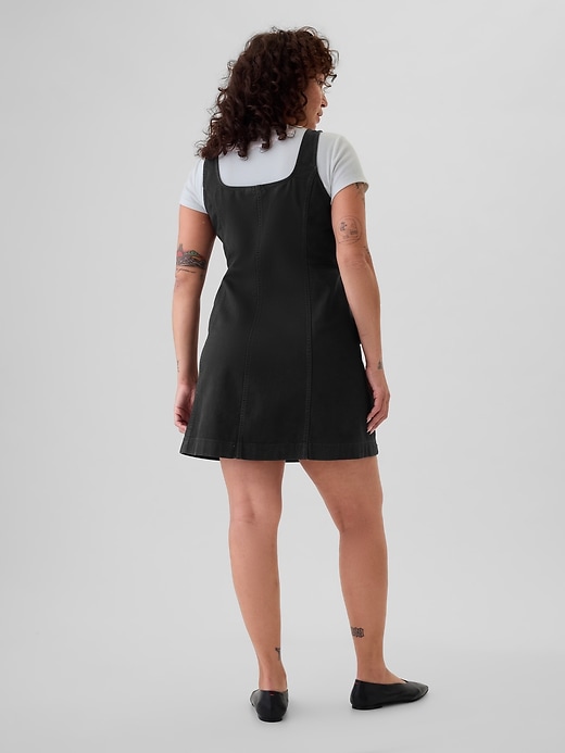 gap utility button mini dress Utility Button Mini Dress