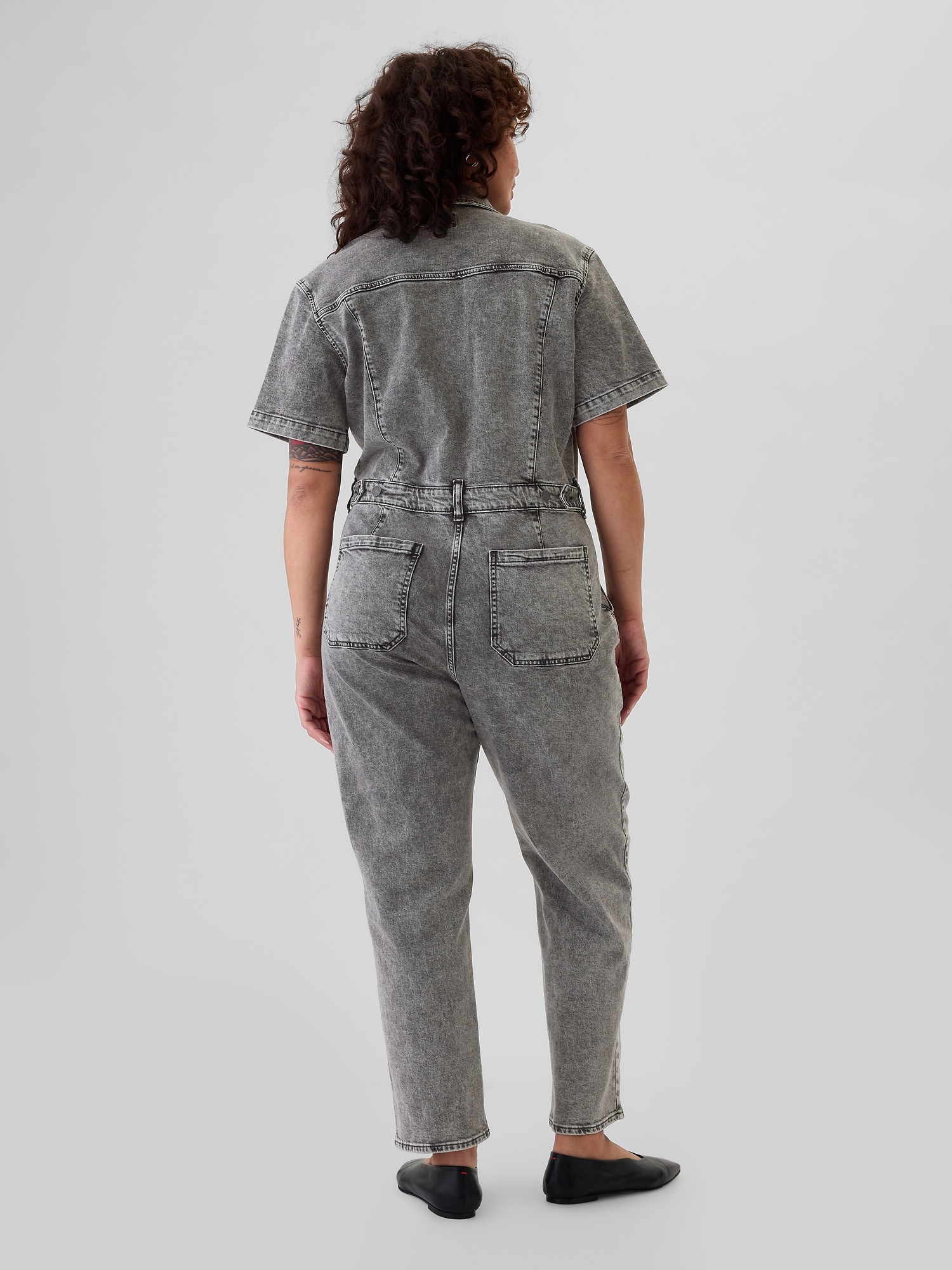 Женский джинсовый комбинезон Gap Denim Jumpsuit — фото 6