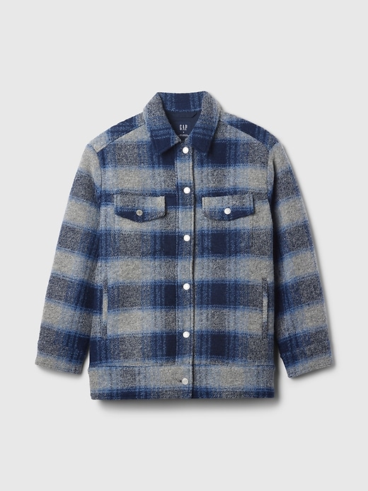 Image number 5 showing, Wool Relaxed Shirt Jacket