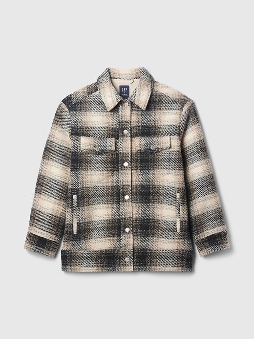 Image number 5 showing, Wool Relaxed Shirt Jacket