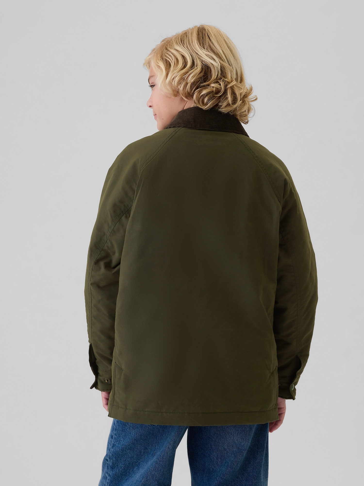 Kids canvas jacket sale