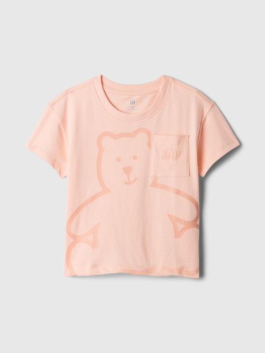 1 of 8 showing, with the color peach parfait of product babyGap Logo Pocket T-Shirt