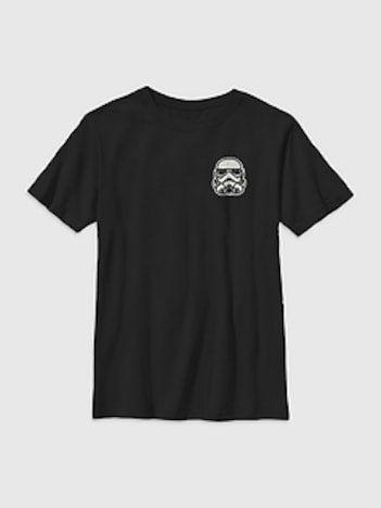 Kids Star Wars Embroidered Storm Trooper Graphic Tee