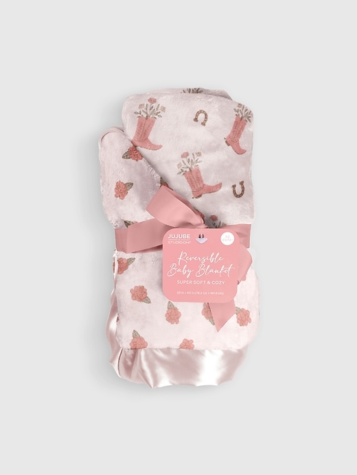 Image number 1 showing, JuJuBe Reversible Baby Blanket