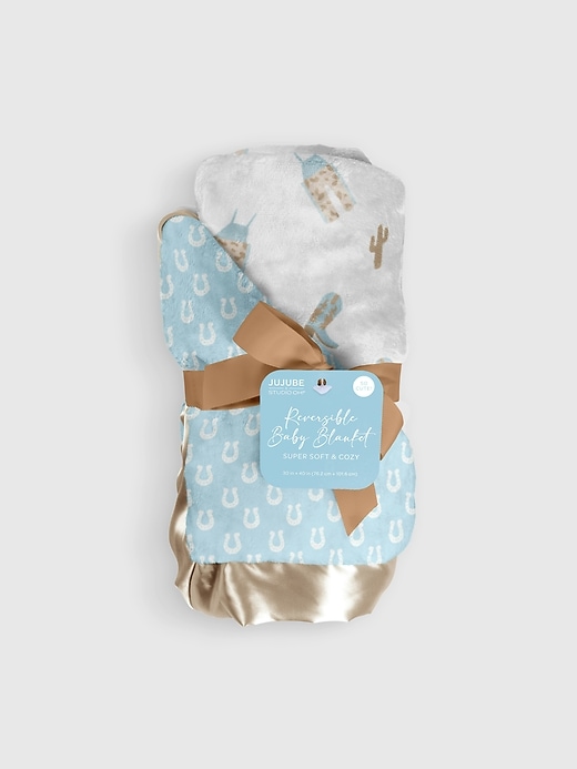 Image number 8 showing, JuJuBe Reversible Baby Blanket