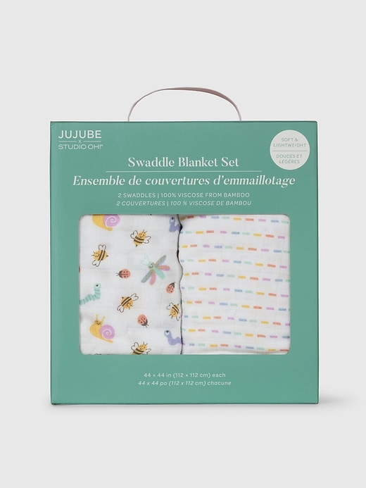 Image number 6 showing, JuJuBe Swaddle Blanket Set
