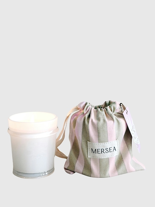 1 of 8 showing, with the color Coconut Sugar of product Mersea Coconut Sugar Sandbag Candle