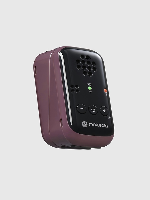 2 of 8 showing, with the color Purple of product Motorola PIP12 Travel Portable Audio Baby Monitor with Travel Pouch