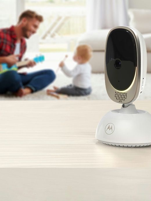 2 of 8 showing, with the color White of product Motorola VM85 Connect Wi-Fi Video Baby Monitor with Light