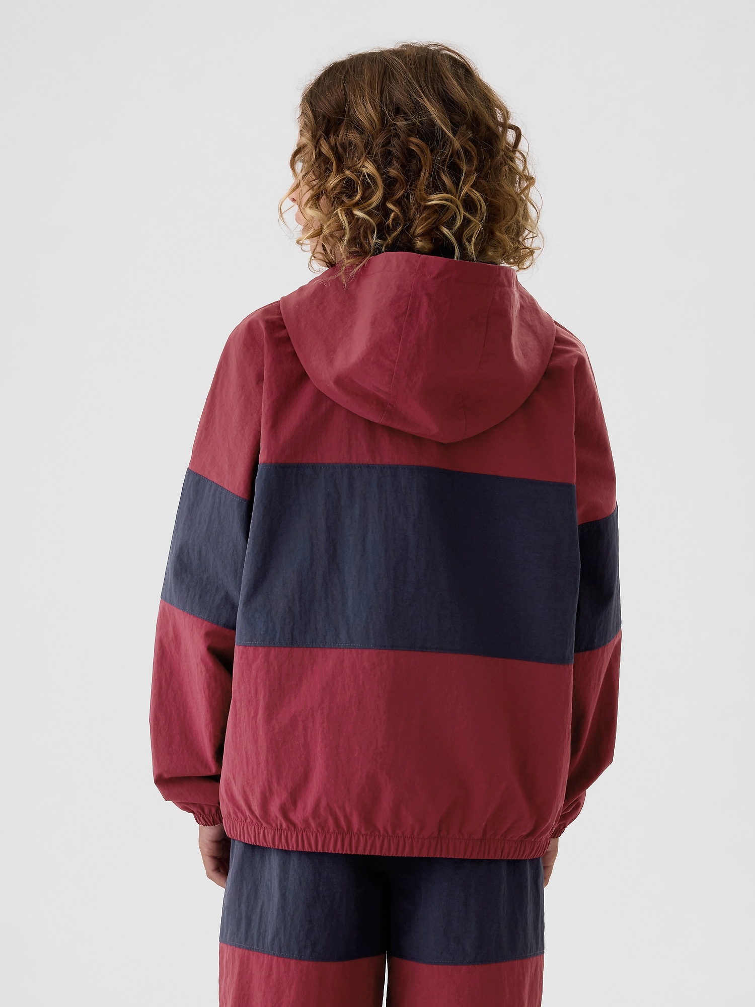 Kids Recycled Logo Anorak Jacket Gap