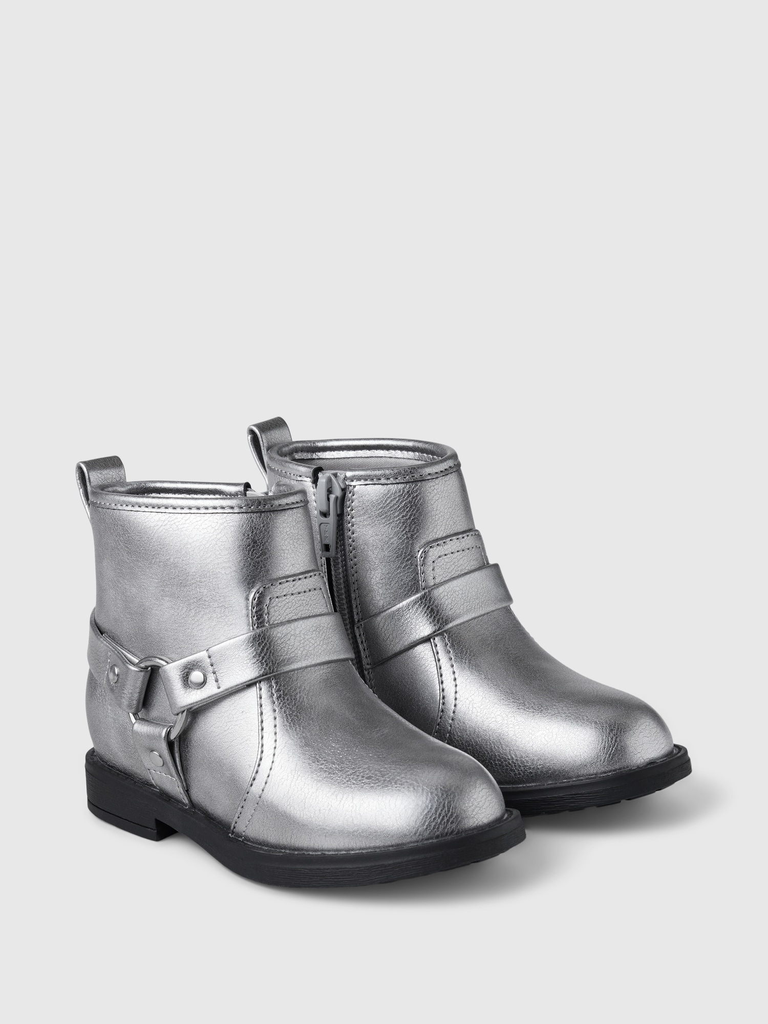 Baby & Toddler Metallic Moto Boots