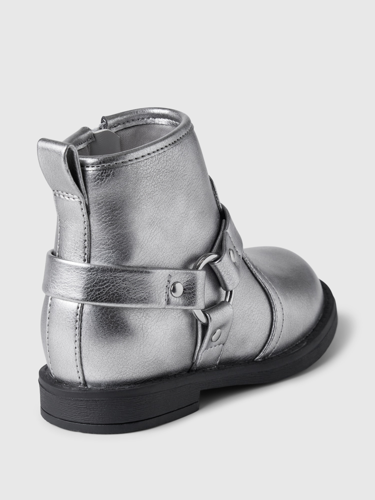 Baby & Toddler Metallic Moto Boots