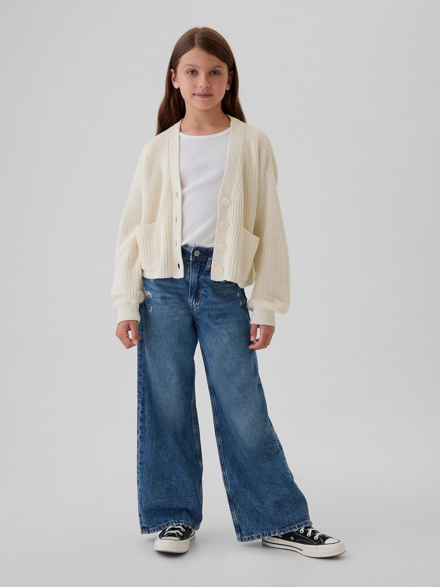 Kids cropped cardigan 2025